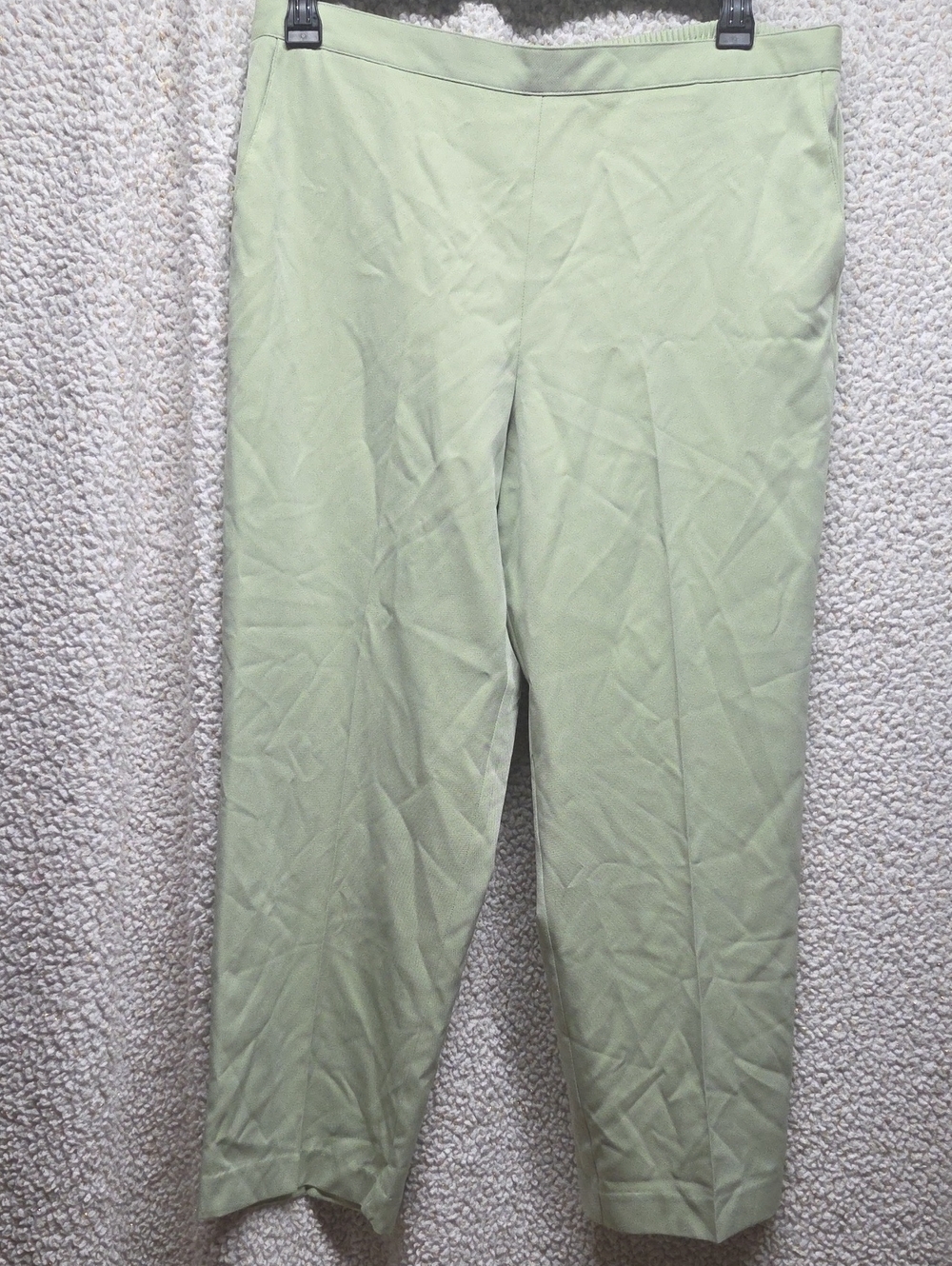 Alfred Dunner Light Mint Straight Leg Pants